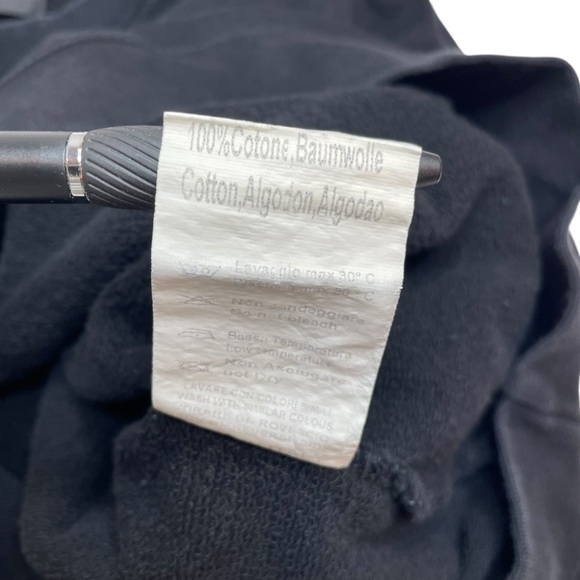 PYREX Crewneck Sweatshirt Black with White Logo XS - Picture 5 of 6